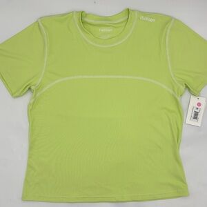 Halfdays Mollie Performance Short Sleeve T-Shirt in Pistachio